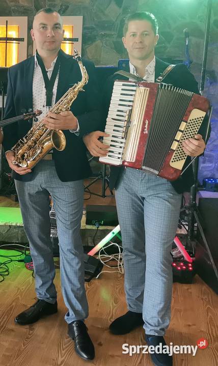 Wokalista i akordeonista z saksofonistą na każdą Białystok