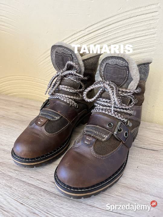 Tamaris damskie botki trzewiki ocieplane Jastrzębie-Zdrój