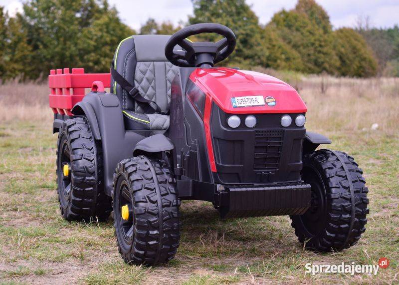 Autko TRAKTOR Z PRZYCZEPĄ NA AKUMULATOR dzieci Myszków sprzedam