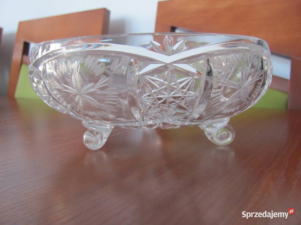 Misa kryształowa na nóżkach Pruszcz Gdański