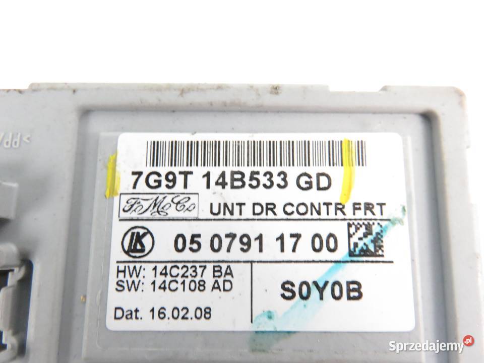 MODUŁ DRZWI JAGUAR XF I X250 7G9T14B533GD