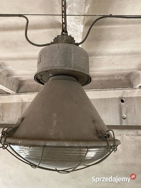 Lampa wisząca przemysłowa stary typ świętokrzyskie Wola Murowana sprzedam
