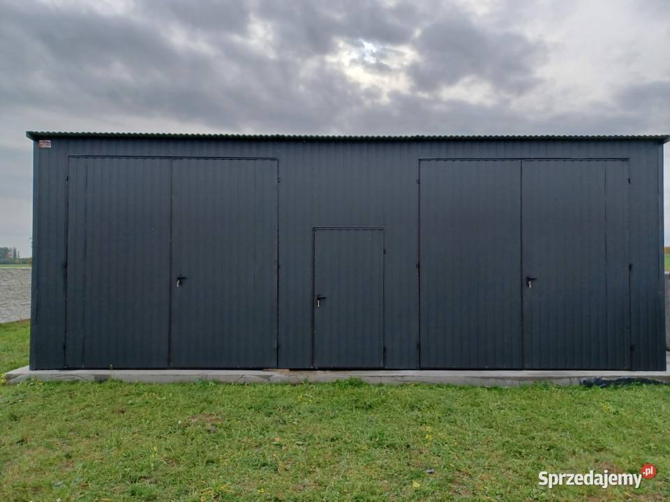Garaż Blaszany CAŁA POLSKA Wiata Hala Szybka Nieruchomości Konin
