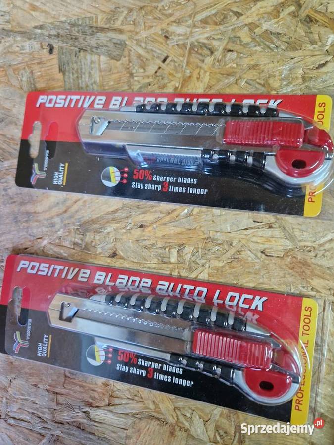 Nożyk do tapet aluminiowy ostrze łamane 18mm Głogowa