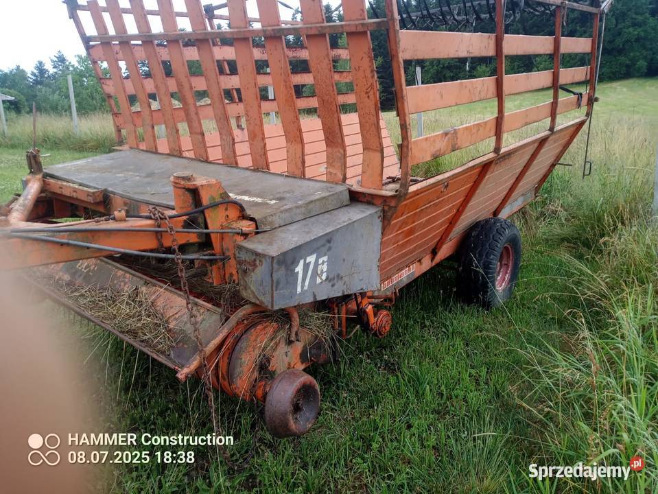Przyczepa samozbierająca Przyczepy rolnicze Grybów sprzedam