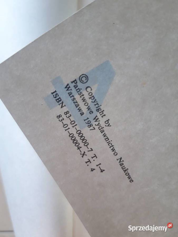 Encyklopedia Powszechna PWN 1983 4 tomy