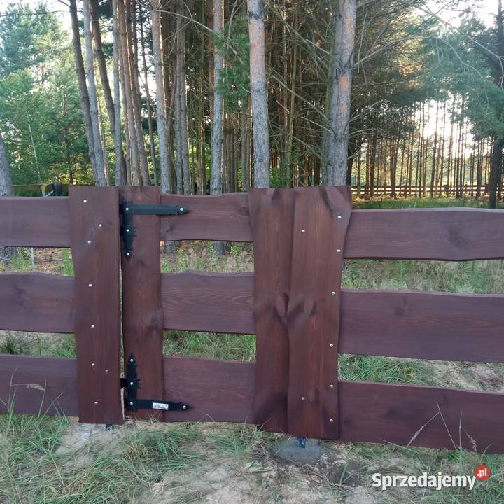 Drewniane ogrodzenie RANCZO Przęsła Rynarzewo