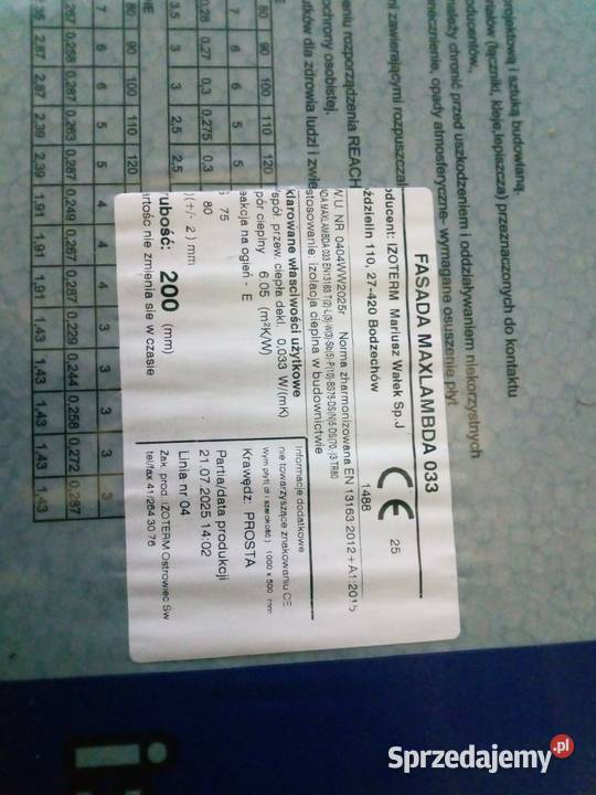 Styropian grafitowy 20 Styropian Opatów