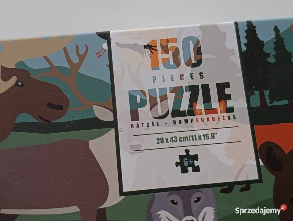 puzzle 150 elementów dziki świat