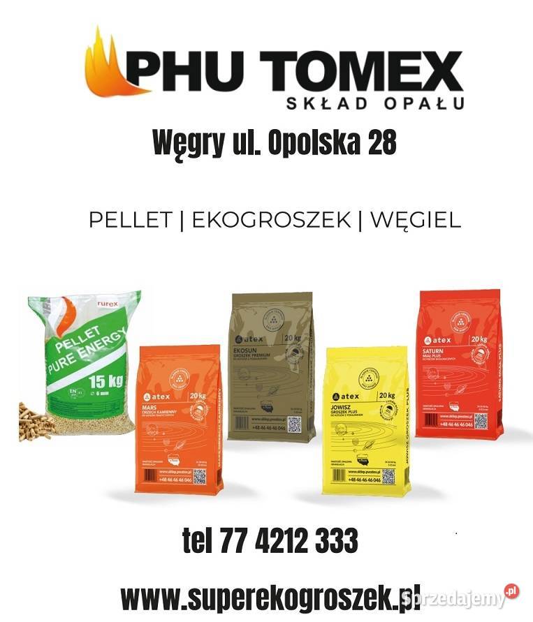 2628MJ Ekogroszek EKOSUN Opole PHU TOMEX Skłąd