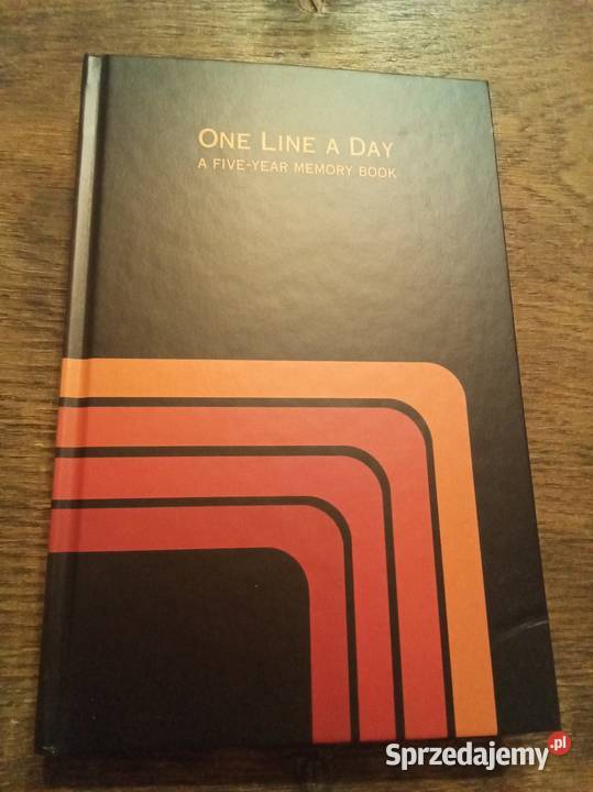 One line a day Notes Pozostałe Warszawa sprzedam