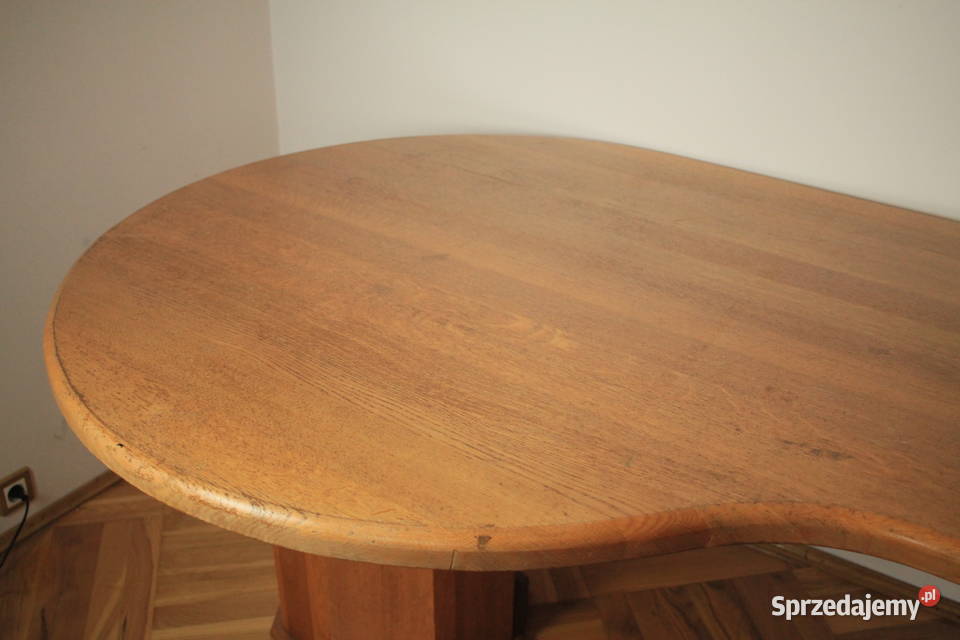 Duże biurko lity dąb do pracownipokoju dziecka 75cm Stoły, krzesła, biurka śląskie