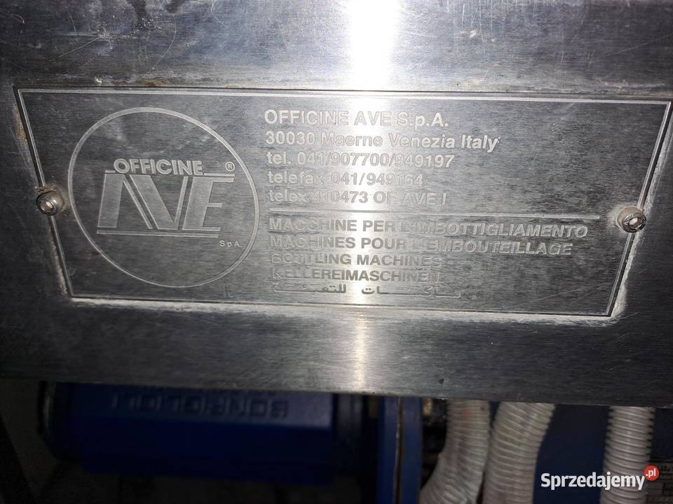 Zakręcarka do butelek AVE OFFICINE 8T