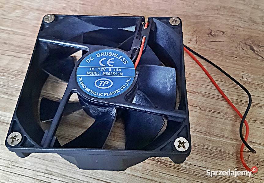 Wentylator procesora CPU DC 12V 014 A 80x80 Ostrów Wielkopolski sprzedam