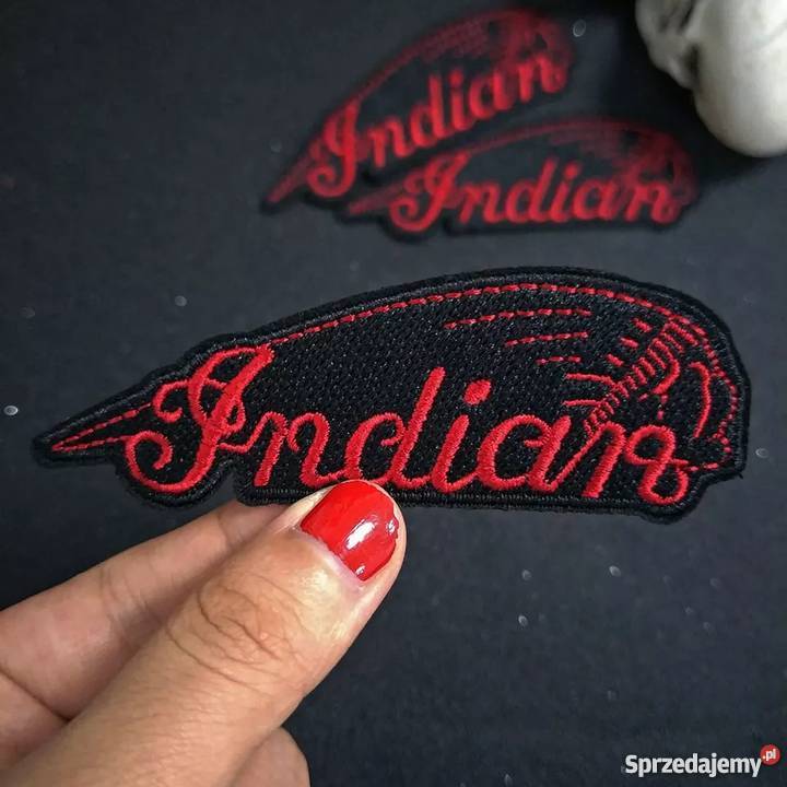 Indian motocykle haftowane naszywki wysokiej Starachowice