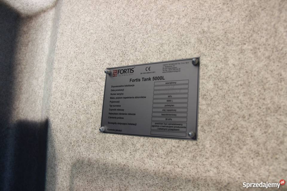 Zbiornik do paliwa cpn on 5000 L fortis Rogóźno