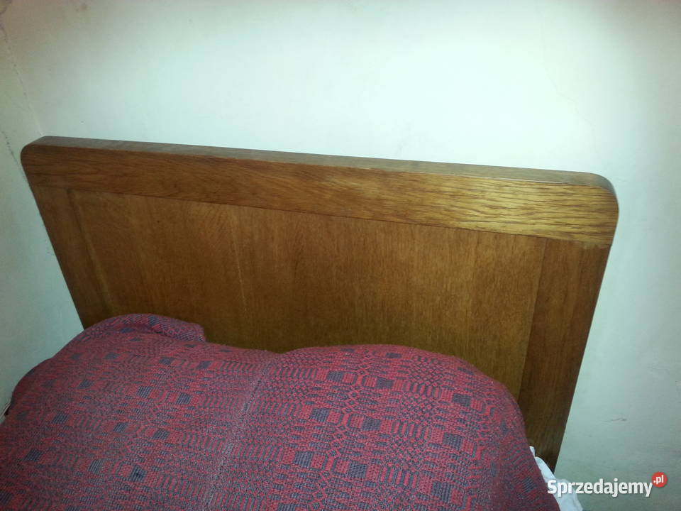 Łóżko drewniane stare antyk vintage Suchedniów