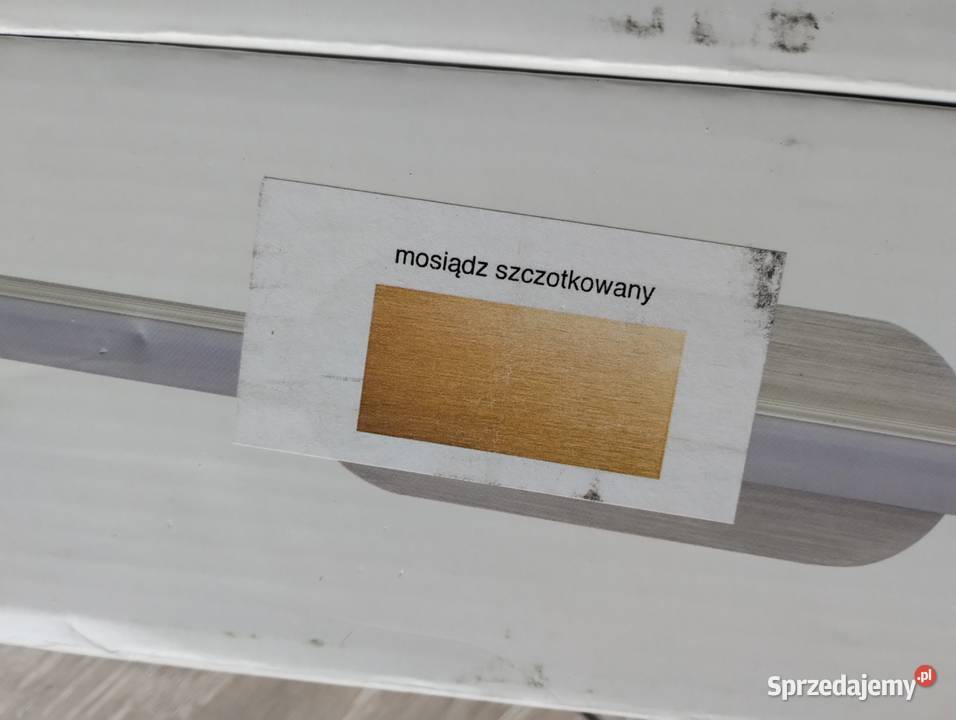 kinkiet lustro obraz do łazienki led mosiądz 3 Poznań