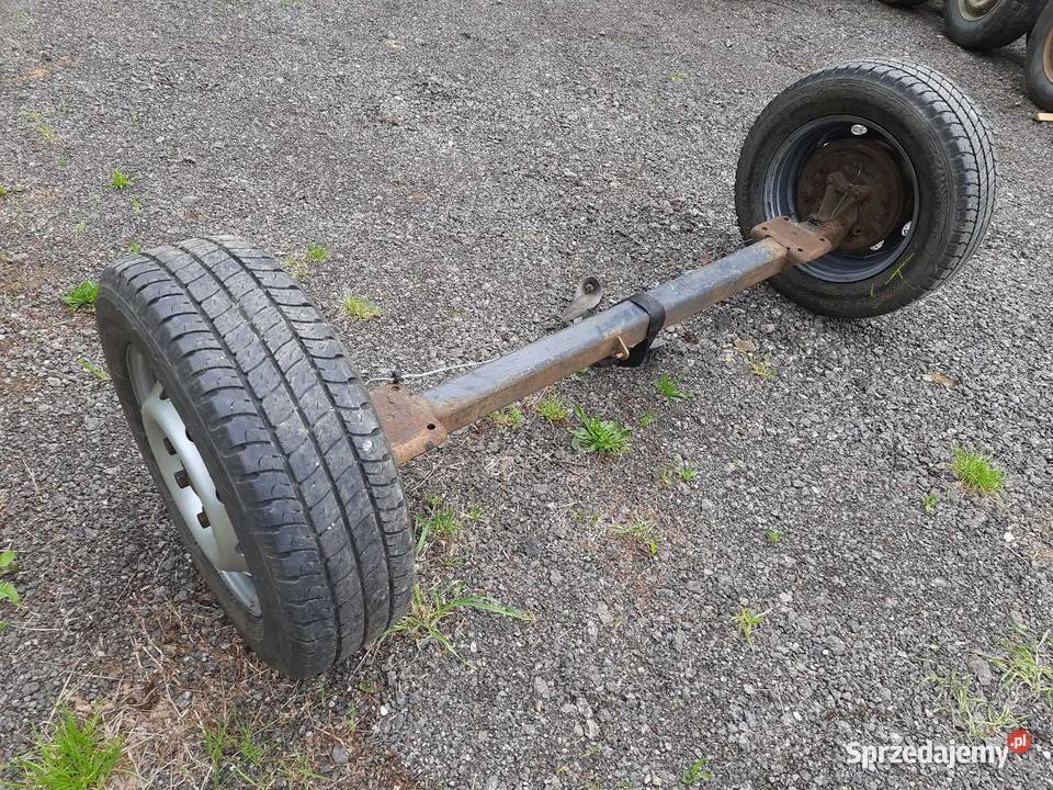 Kompletna os do przyczepki samochodowej z