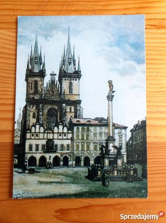 PRAGA KATEDRA I KOLUMNA MARYJNA NA RYNKU lubelskie Piszczac