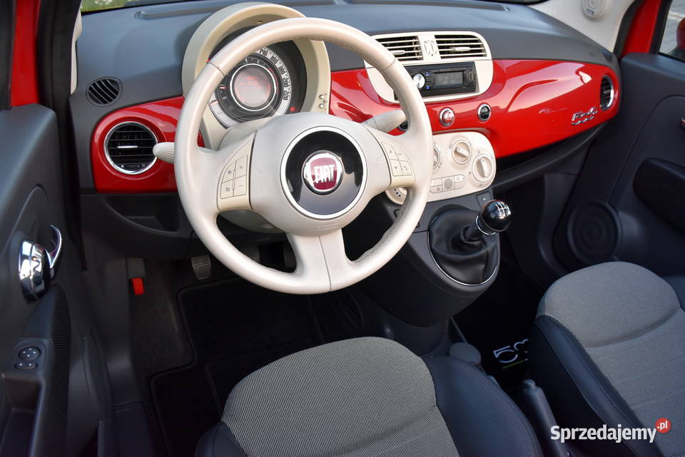 Fiat 500C Lounge 12MPI 8V 70 58890 KABRIOdach ASR (kontrola trakcji) Zduńska Wola