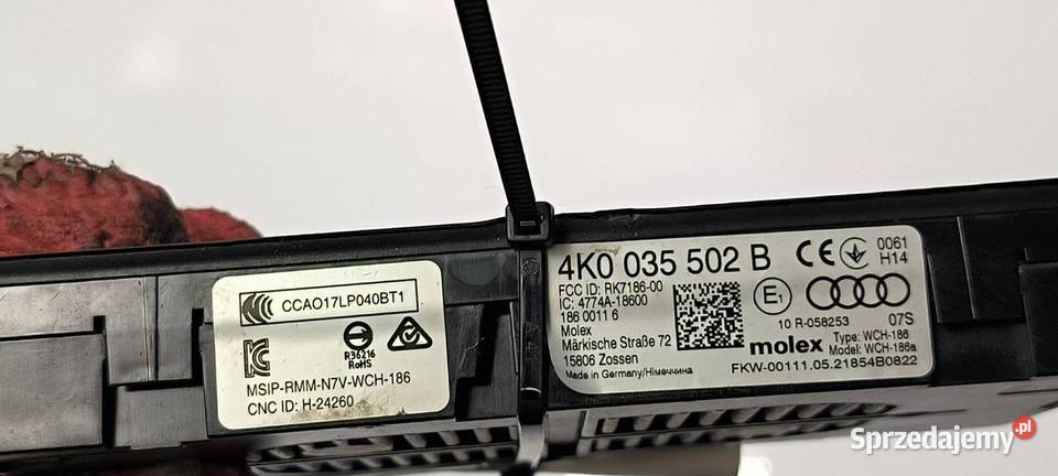 MODUŁ AUDI A6 C8 ALLROAD 4K0035502B kujawsko-pomorskie Lipno