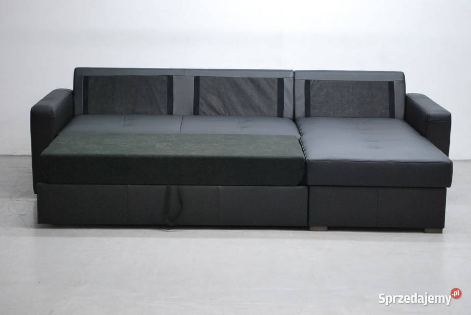 PFO czarny SKÓRA NATURALNA NAROŻNIK Z skóra wielkopolskie Poznań