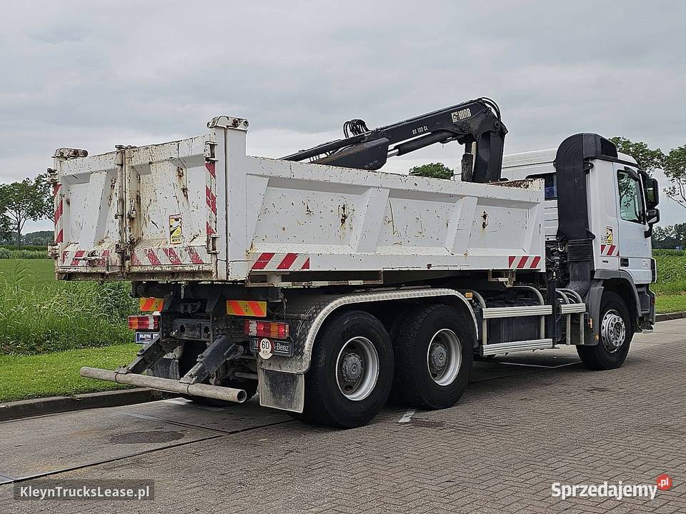 MercedesBenz ACTROS 2632 MP3 6X4 HIAB 122B2 Samochody ciężarowe