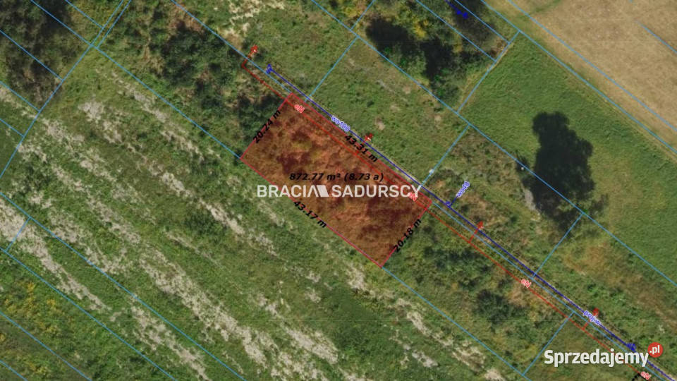 sprzedaży gruntu Kraków Truszkowskiego 888 woda