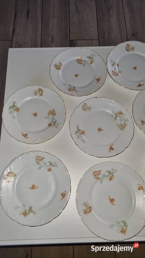 Talerze Deserowe Płaskie Wola Podłężna sprzedam