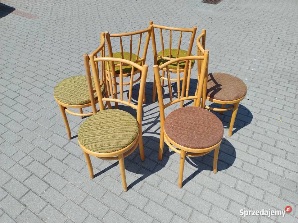 Krzesło PRL Thonet Fameg Radomsko lata 60 Urząd Gdynia