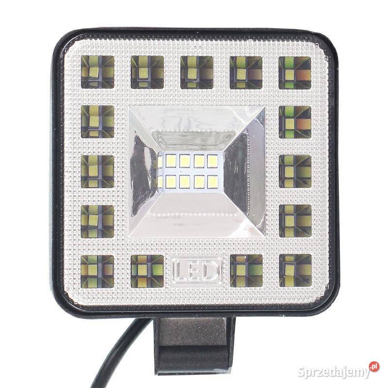 LAMPA ROBOCZA HALOGEN LED 23 LED MINI KWADRATOWA uniwersalne