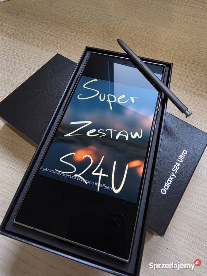 Samsung Galaxy S24 Ultra Mega stan Mega zestaw