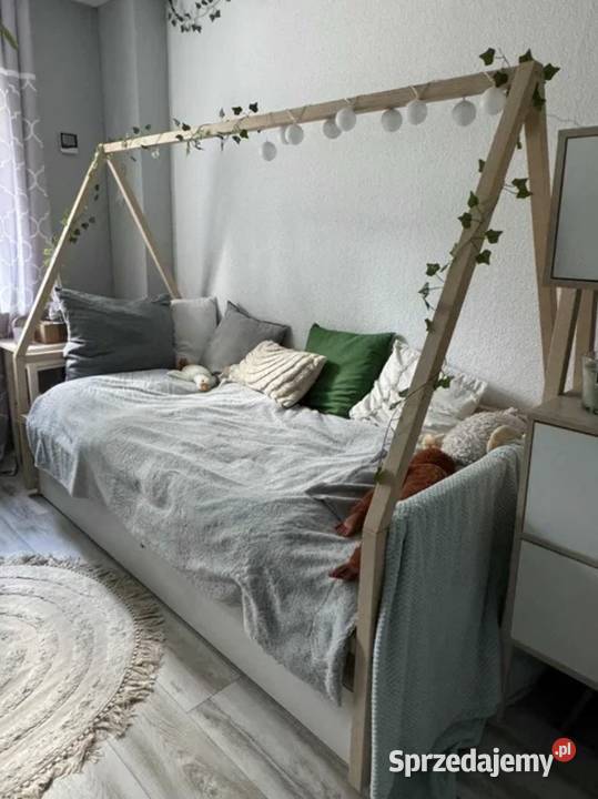 Łóżko domek używane VOX materac Tychy