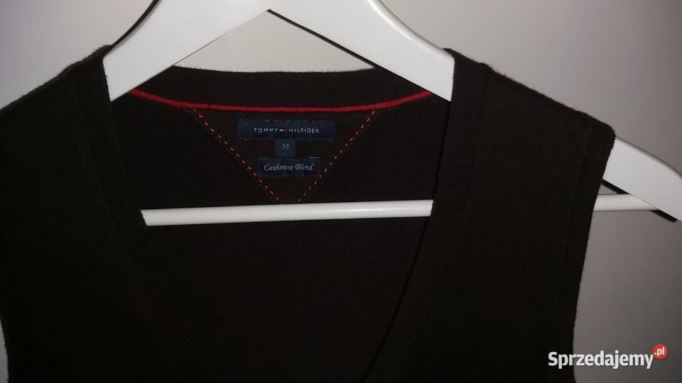 Tommy Hilfiger bezrękawnik damskie M Cashmere