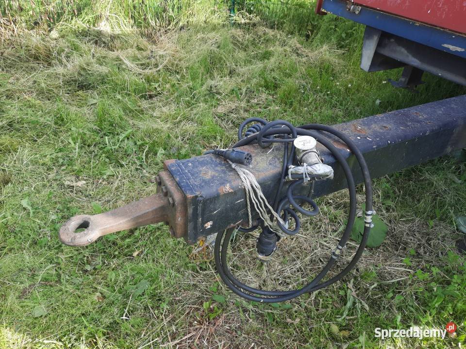 Przyczepa laweta JUNGHANNS ZAA 10 z windą nieuszkodzony Przyczepy rolnicze Serwatki