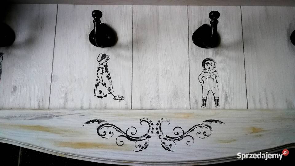 Wieszak prowansalski vintage rustykalny kuchenny Radków