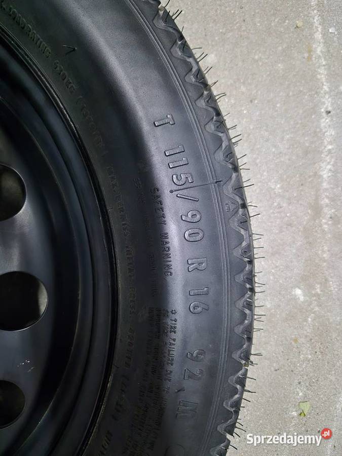 5x120 dojazdówka zapas 16 nowa osobowe Pozostałe Jaczów