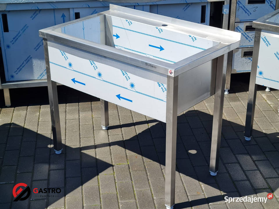 Stół ze stali nierdzewnej spawany 2 półki sprzedam