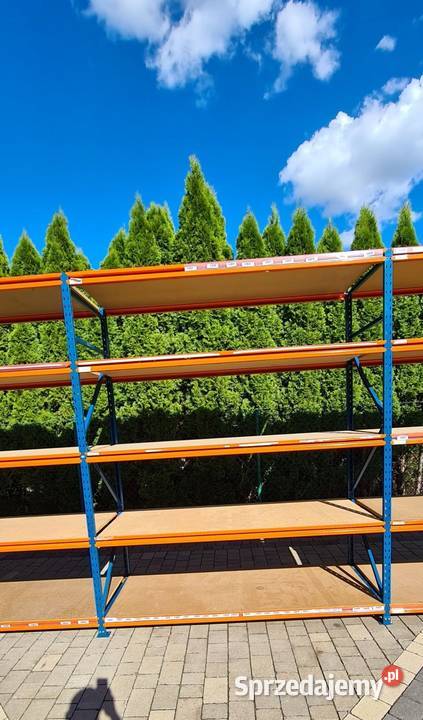 Regał magazynowy półkowy z demontażu 250x120x850 Radomierz sprzedam