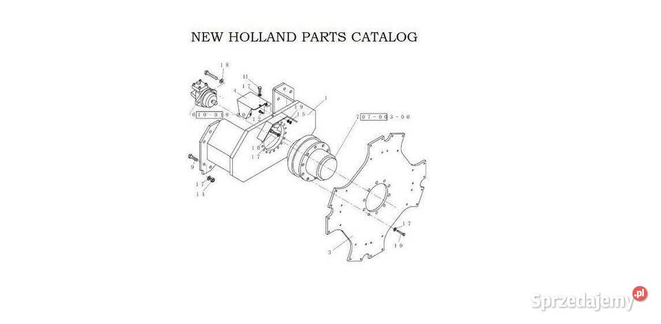 Holland FW190 FW270 FW90 katalog części Kielce