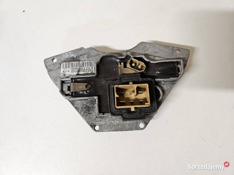VW PASSAT B5 REZYSTOR DMUCHAWY 740226033F02 Rezystory dmuchaw Części samochodowe Międzychód