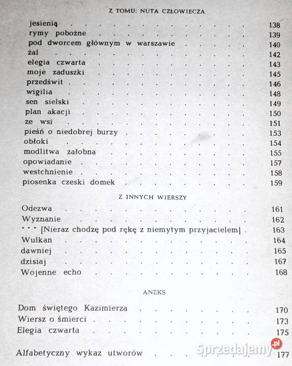 Wybór poezji Józef Czechowicz