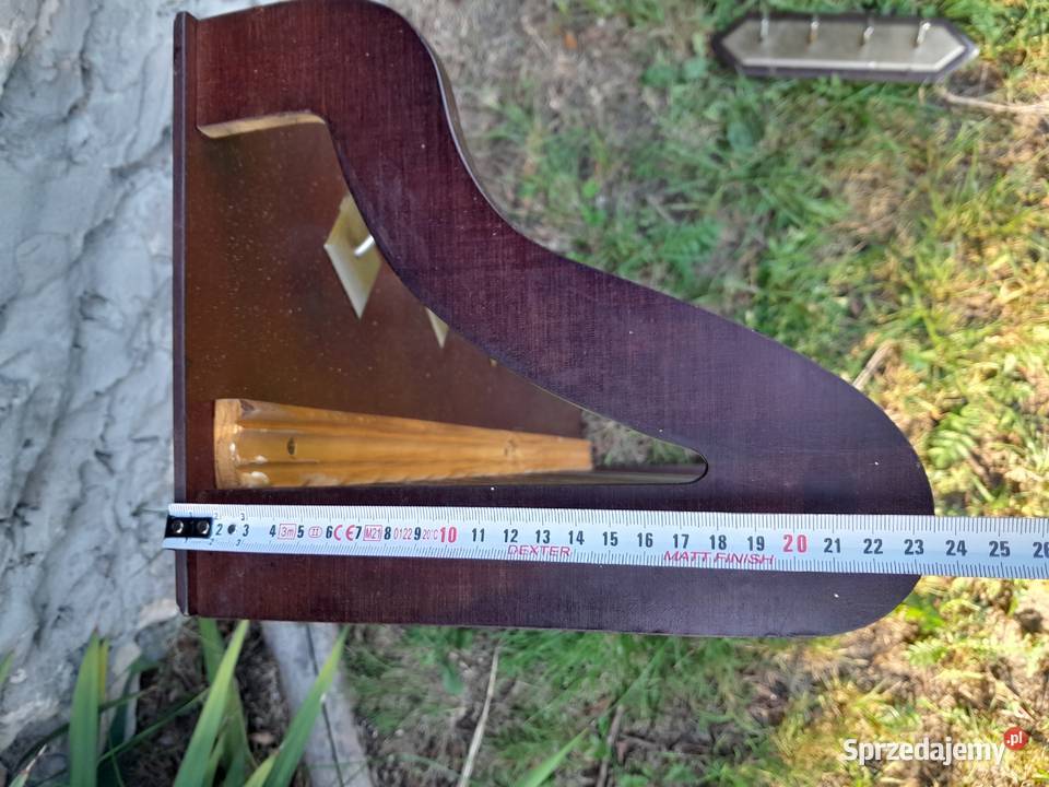 Stara półka i wieszak zabytek PRL retro vintage Dąbrowa Górnicza