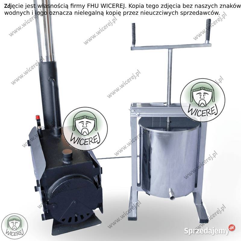 Topiarka z Prasą do Wosku 29L z Generatorem Pary