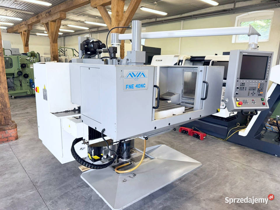 Frezarka CNC AVIA FNE 40NC 2007 z Niemiec FILM Zabór