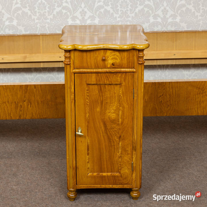 Łóżko szafka nocna biedermeier Ludwik Filip Swarzędz sprzedam