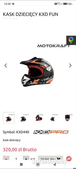 Sprzedam Dwa kaski Crossowe Nowe podkarpackie