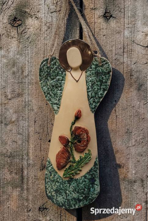 ANIOŁ CERAMICZNY Z MAKAMI Pozostałe Jordanów