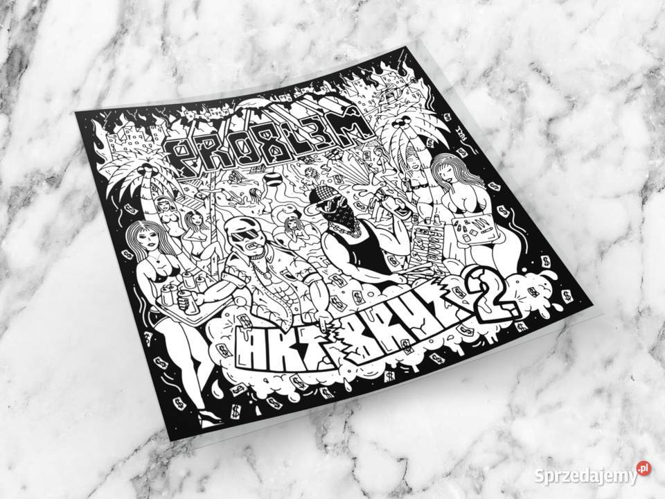 Naklejka K13 ART BRUT 2 6 x 6 artbrut pro8l3m